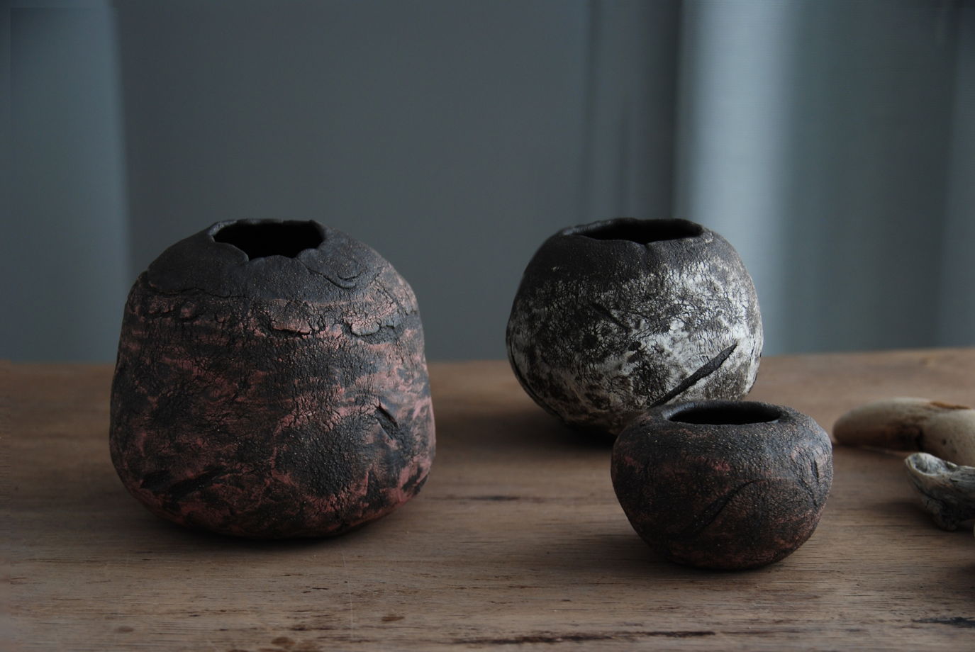 Набор керамических ваз ручной работы Семья