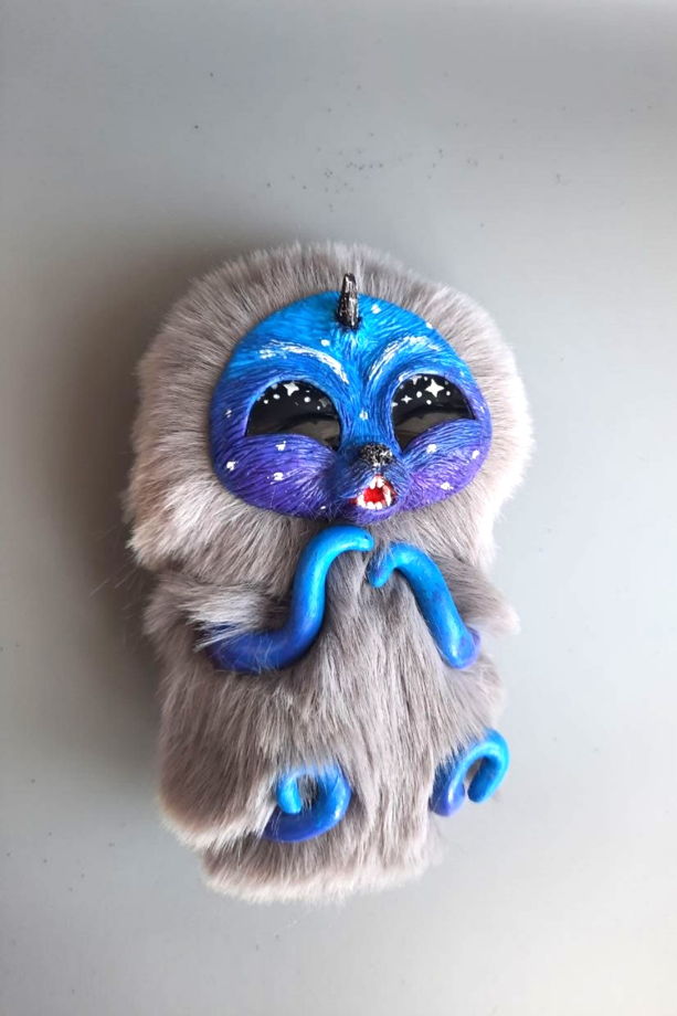 Лучик игрушка в смешанной технике