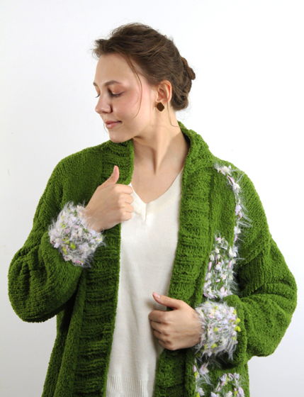 Вязаный Кардиган "Пять подмотов"