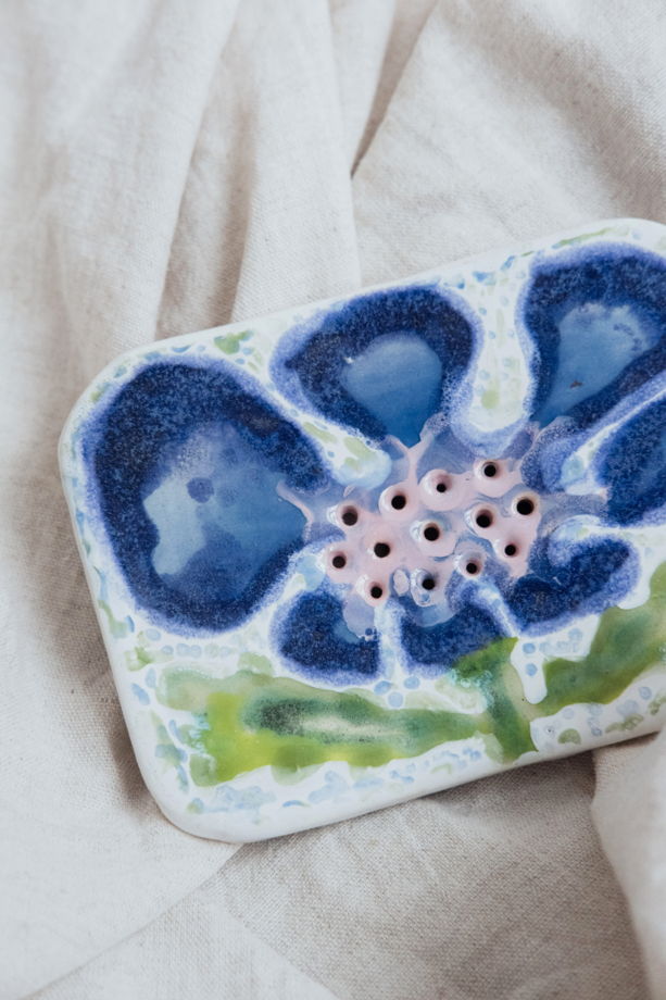 Мыльница керамическая "Цветок"