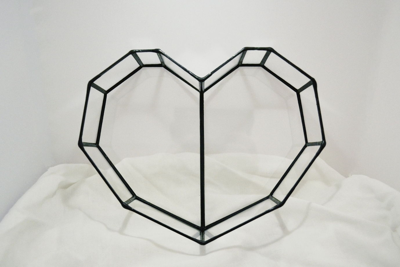 Геометрический флорариум "Сердце"