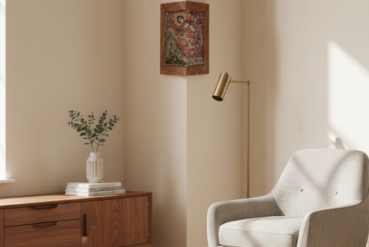 Настенное угловое панно