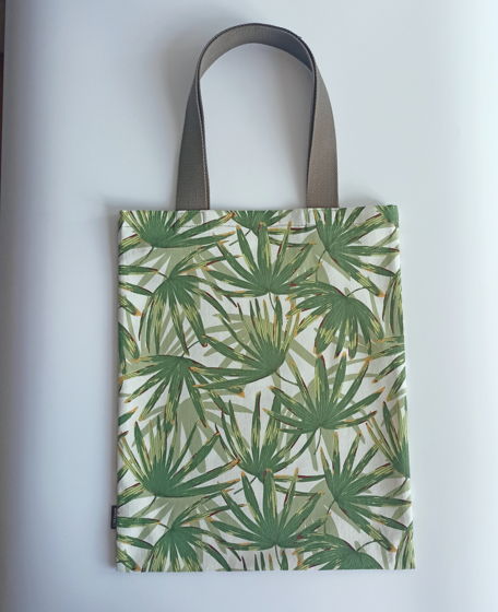 Сумка-шоппер женская UM bags, авоська, зеленые листья, 34*42 см