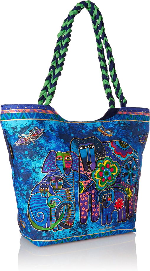 Коллекционная сумка-тоут Laurel Burch "Семья собак"