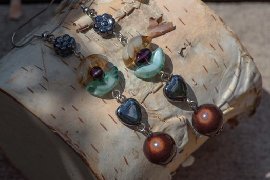 Серьги (в ассорт.): осенние ягоды с апельсином