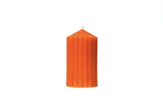 Декоративная фактурная свеча SIGIL 130*70 цвет Оранжевый