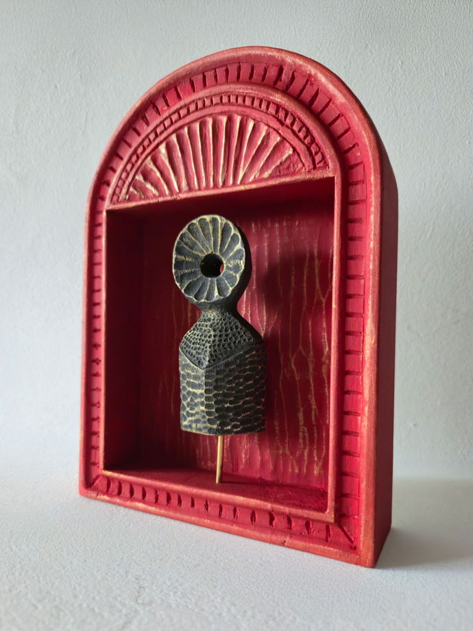 Кукла оберег в раме