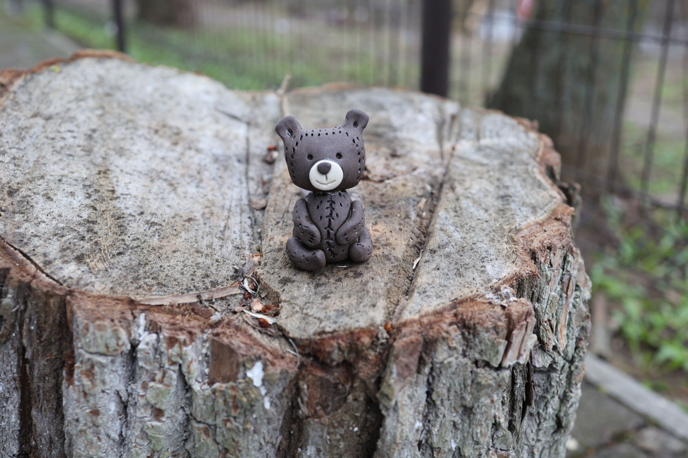 керамическая фигурка Маленький Мишка