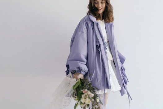 Куртка с оборками и завязками #22