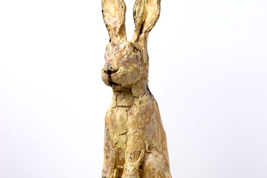 Скульптура заяц, керамика