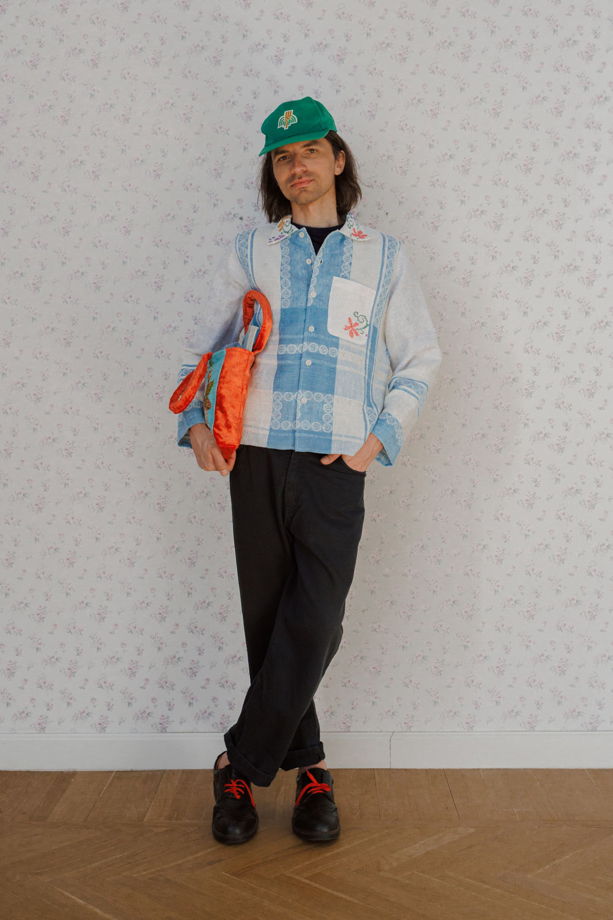 Рубашка из Двух Скатертей/Two Tableclothes Long Sleeve Shirt