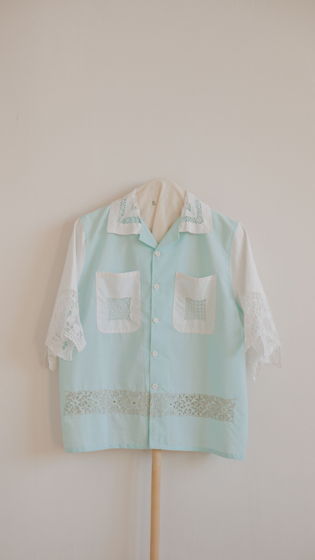 Рубашка из Антикварных Подзоров/Old Gold Short Sleeve Shirt