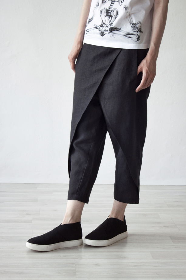Брюки unisex с запАхом