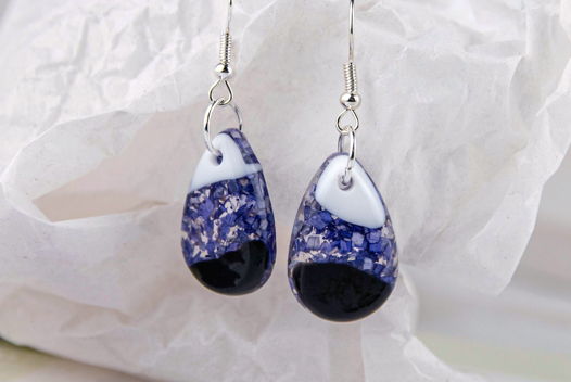 Серьги Брекчия Авторские