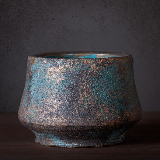 Керамическая чаша ручной работы Stone patina cap