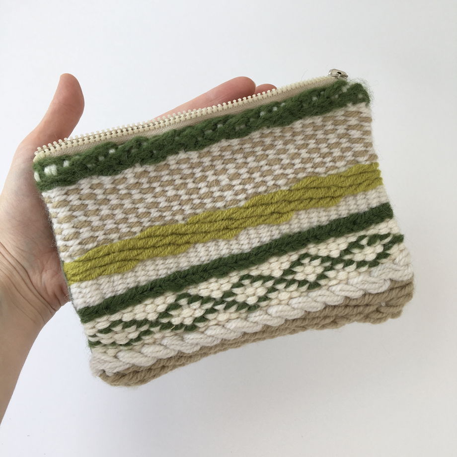 Косметичка тканая ручной работы