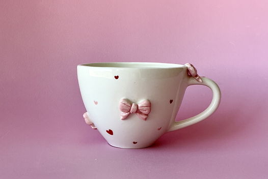 Чашка «Розовые бантики»