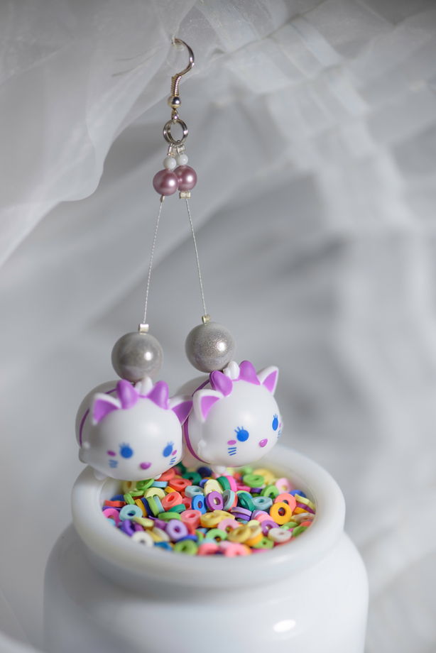 Серьги: Утки / Hello Kitty