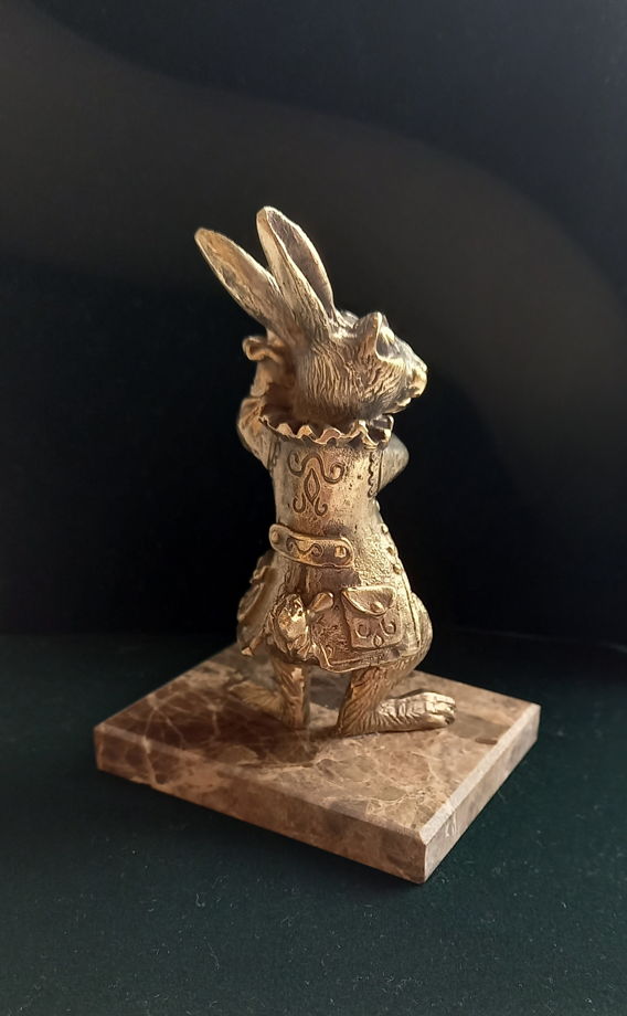 Статуэтка кролик из латуни