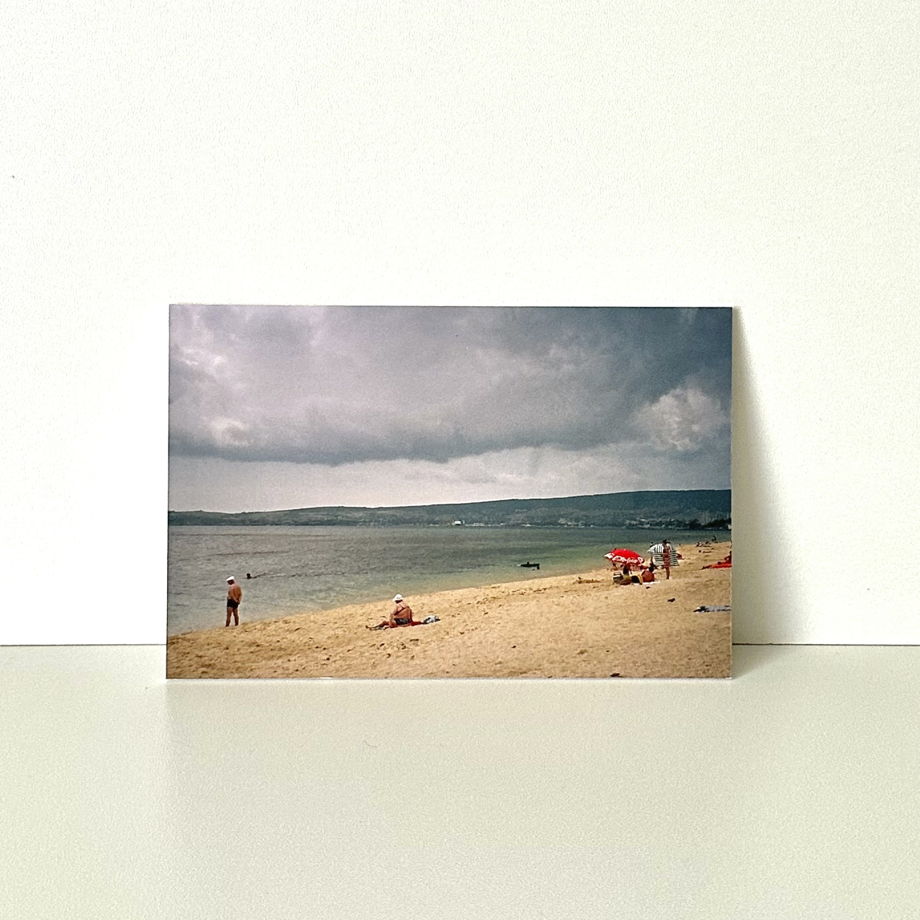 Пляж. Фотокартина на твердой основе. Галерейное качество печати.