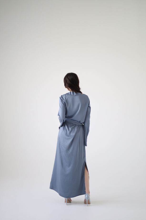 Платье Bambù из бамбука пыльно-синий