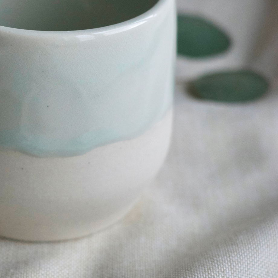 Чашка ручной работы "Вода"