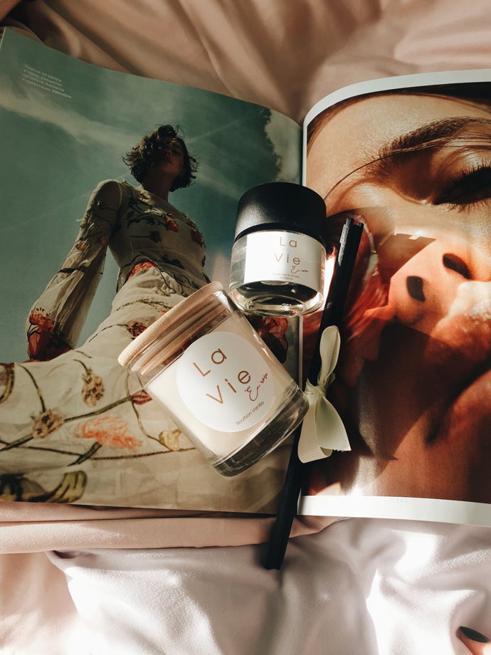 Свеча ручной работы La Vie (190мл.), аромат Baccarat Rouge (Francis Kurkdjian)