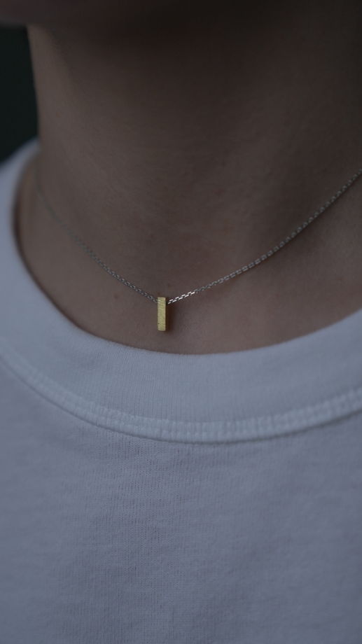 Кулон СЛИТОК из серебра