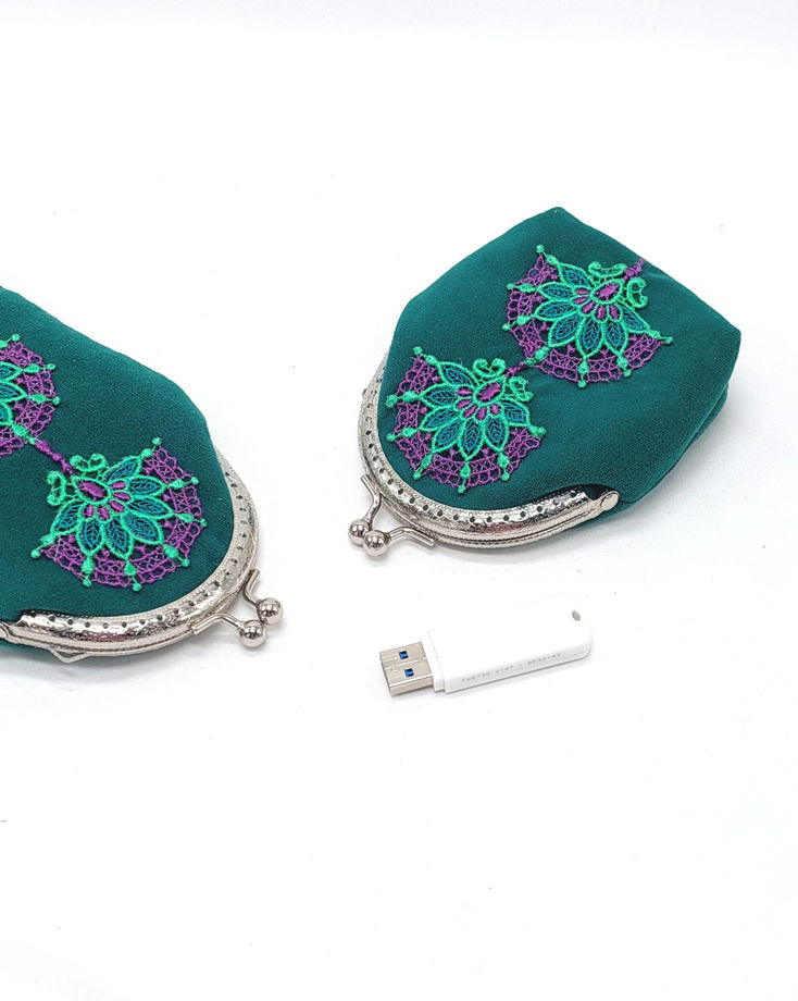 Женский кошелек велюр