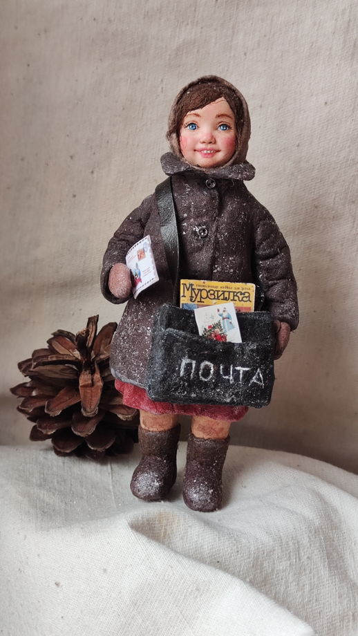 Ватная ёлочная игрушка