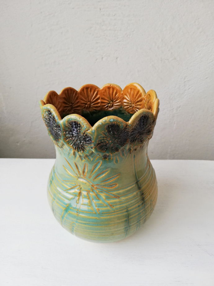 "Весна" ваза. Керамика.