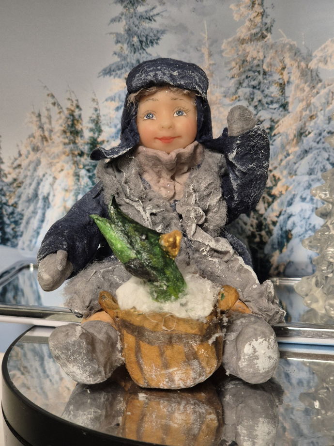 Ватная игрушка.  Емеля. По щучьему велению!