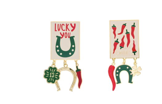 Серьги Перчики  Principessa Glam