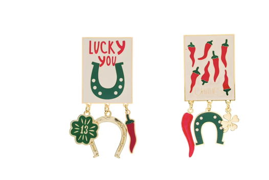 Серьги Перчики  Principessa Glam