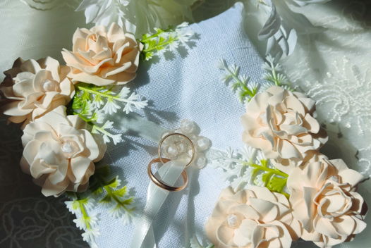 Подушечка для свадебных колец