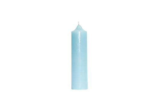 Декоративная свеча SIGIL гладкая 150*38 цвет Голубой