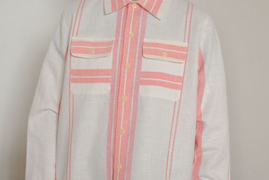 Молочно-Розовая Рубашка/Milk-Candy Long Sleeve Shirt
