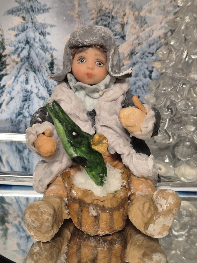 Ватная игрушка.  Емеля. По щучьему велению!