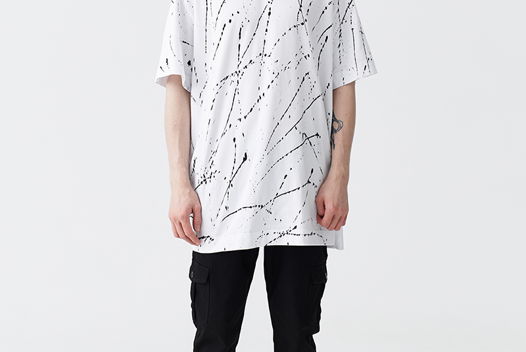 Футболка konwa KM-077'1 оверсайз очень свободная