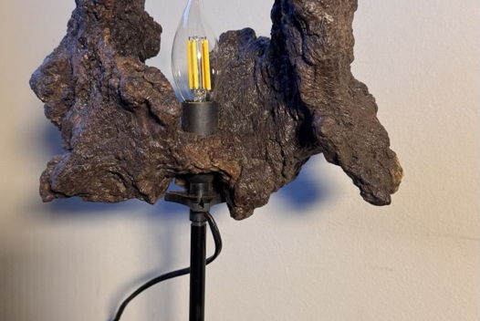 Настольный светильник  из дрифтвуд-коряги "Семейный очаг"