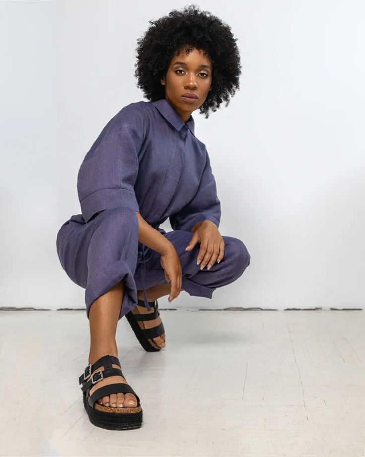 Комбинезон изо льна