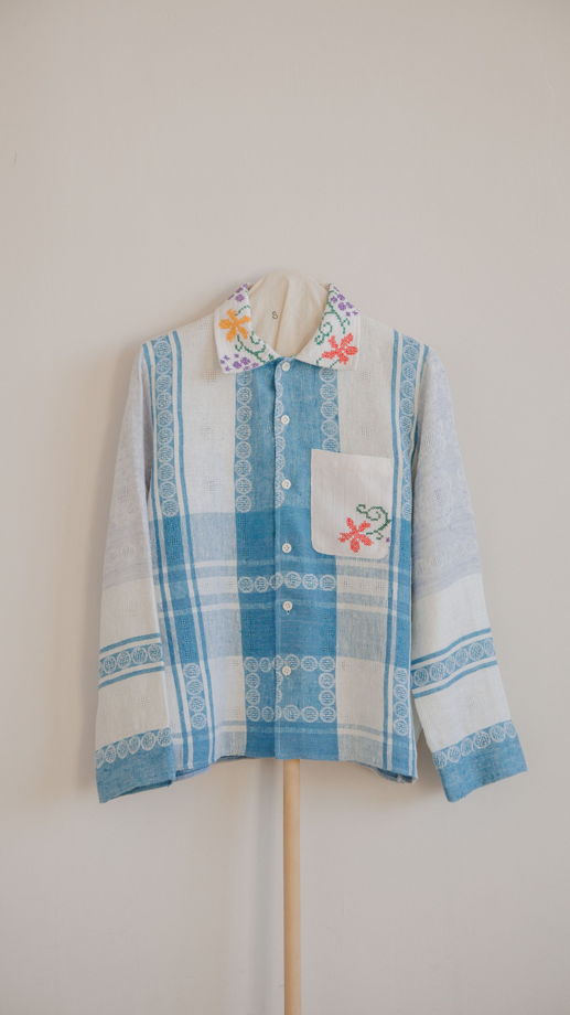 Рубашка из Двух Скатертей/Two Tableclothes Long Sleeve Shirt