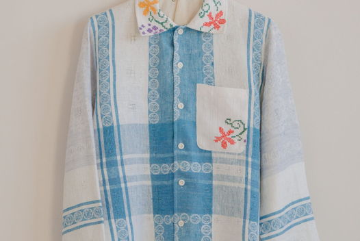 Рубашка из Двух Скатертей/Two Tableclothes Long Sleeve Shirt