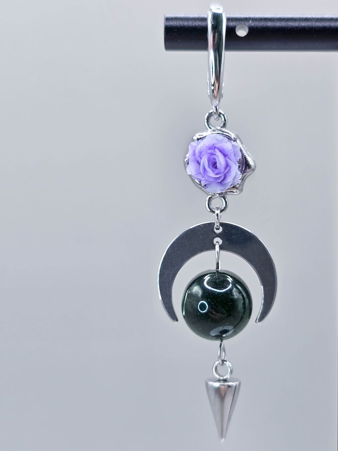 Серьги с английским замком "Тайна"