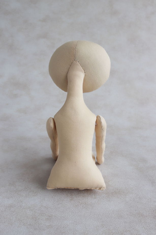 Ася, 18 см. Заготовка интерьерной куклы из текстиля для хобби, творчества, рукоделия