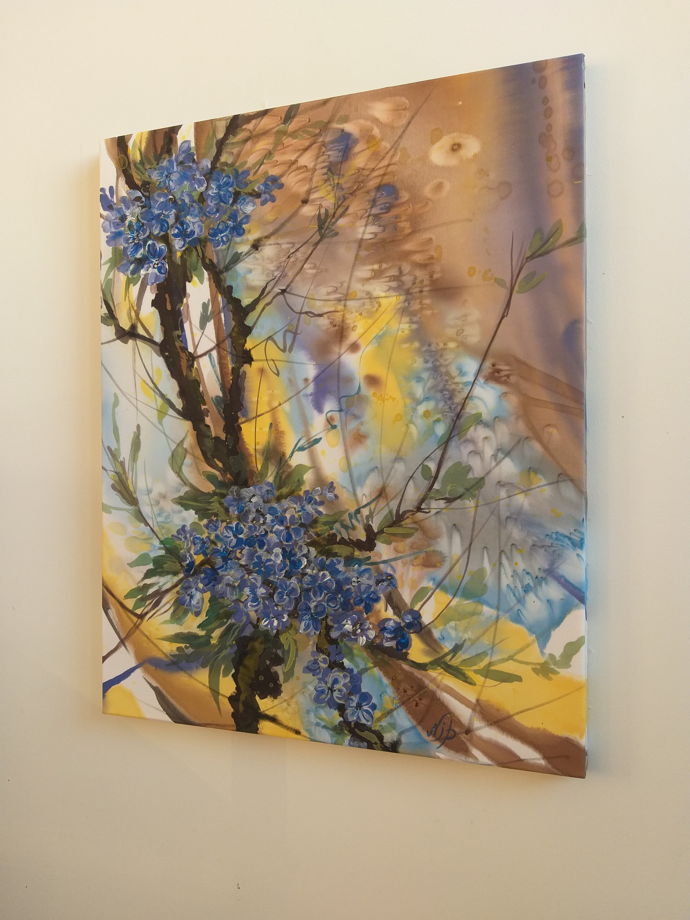 Картина “Цветущее фруктовое дерево” / Painting “Blooming fruit tree”