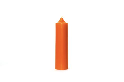 Декоративная свеча SIGIL гладкая 150*38 цвет Оранжевый