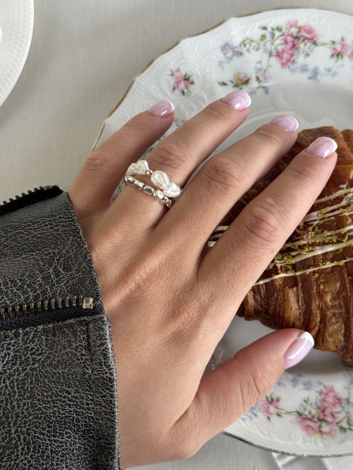 Кольцо из жемчуга