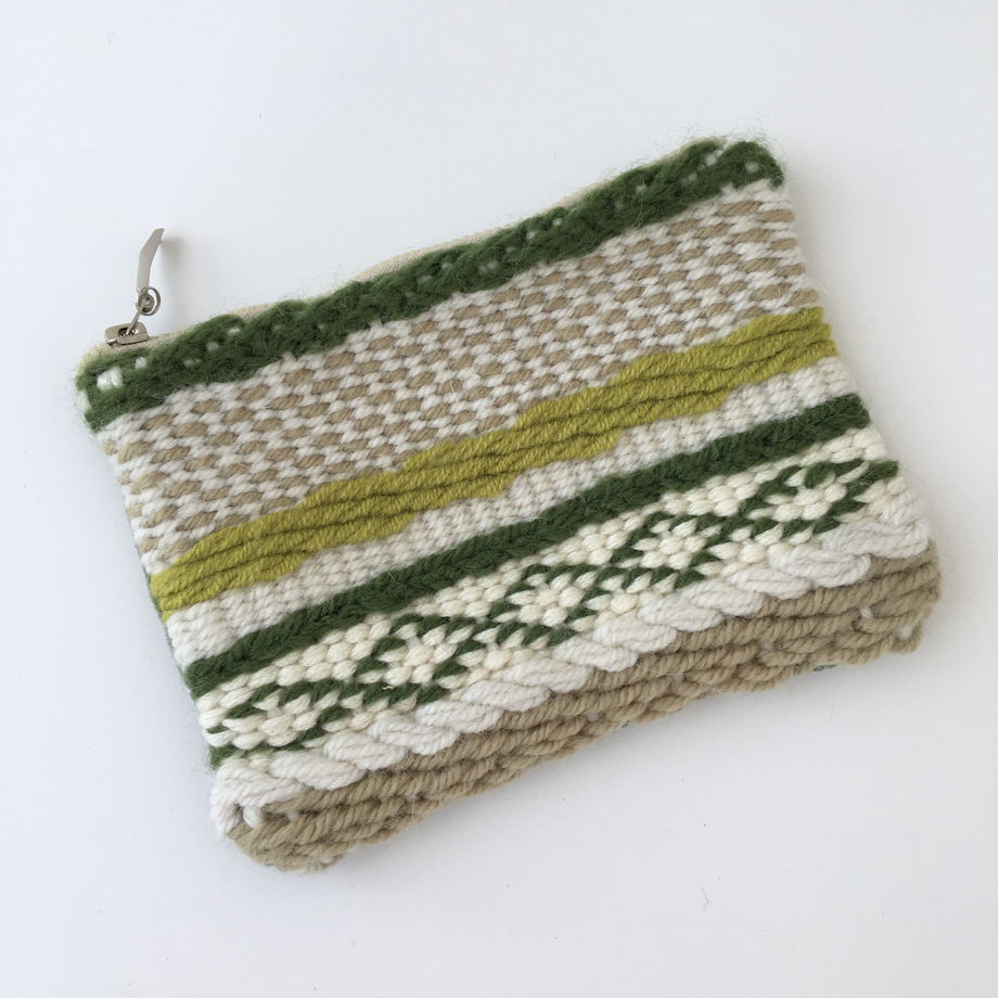 Косметичка тканая ручной работы