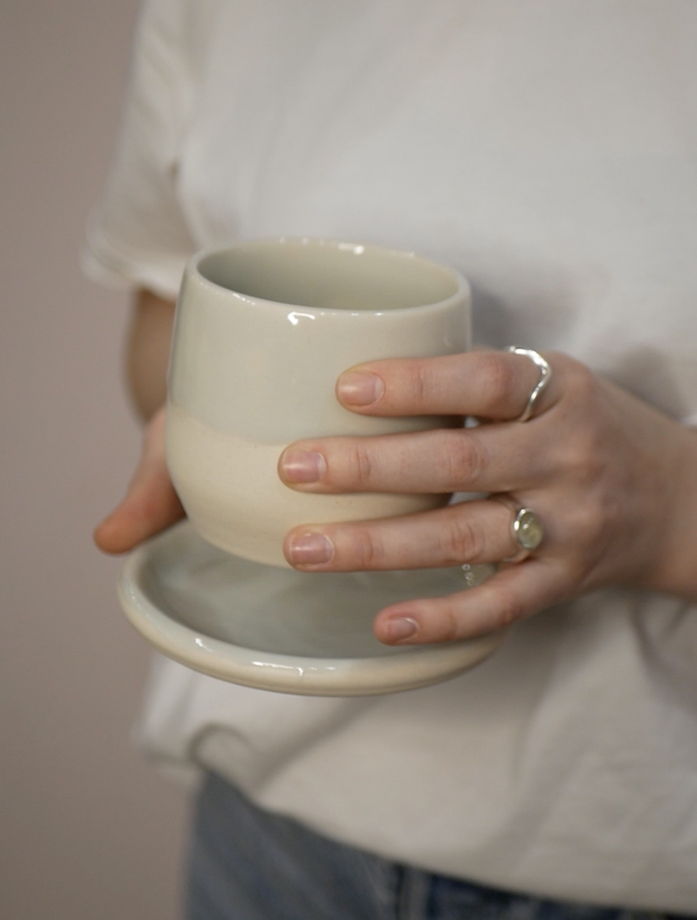 Чашка ручной работы "Вода"